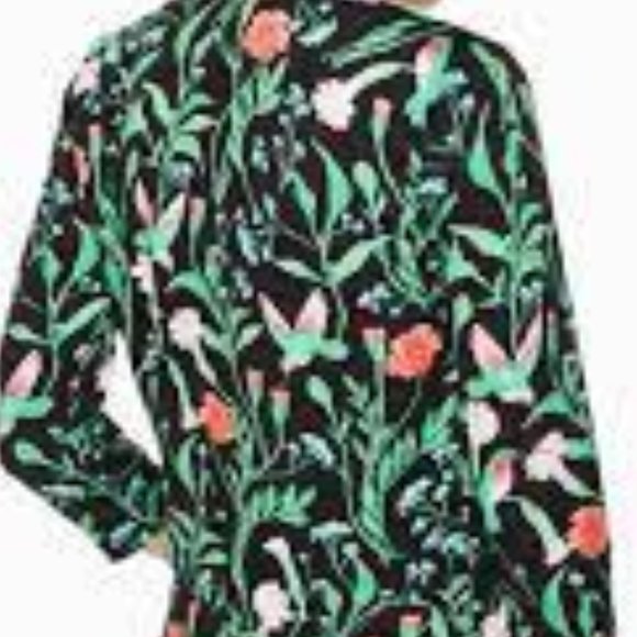 KATE SPADE Jardin Cardigan In Black - Picture 5 of 7